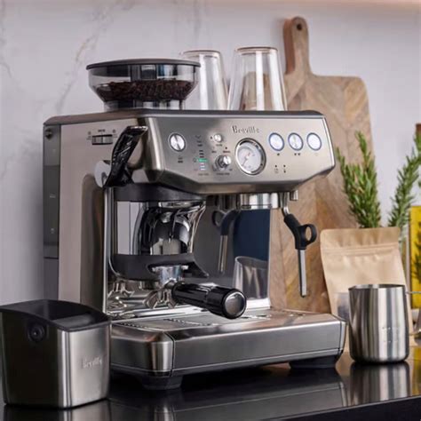 Breville Barista Express Impress Automatic Espresso Machine, Brushed S ...