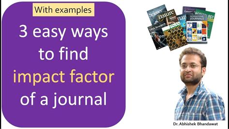 How to find latest Impact Factor of a journal? Best way to find out impact factor of an article ...