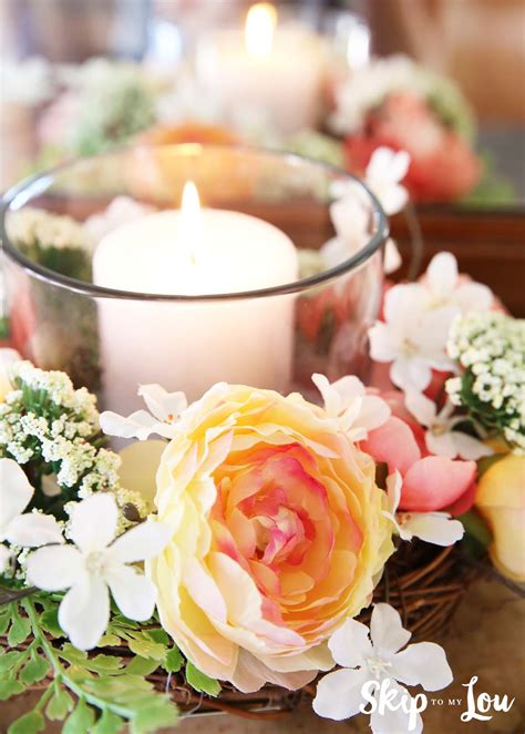 Easy Floral Centerpiece | Skip To My Lou