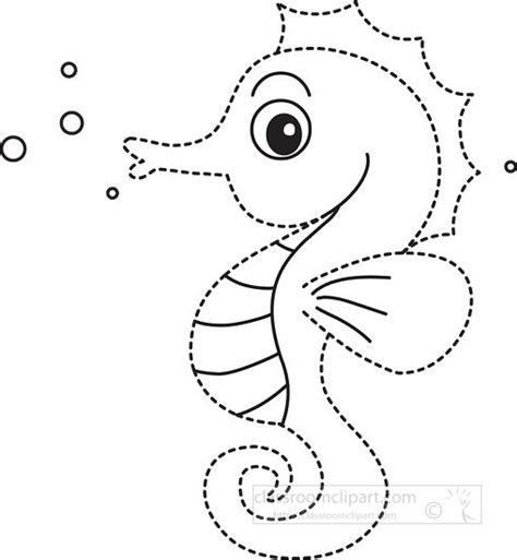 Black And White Sea Life Clipart Images