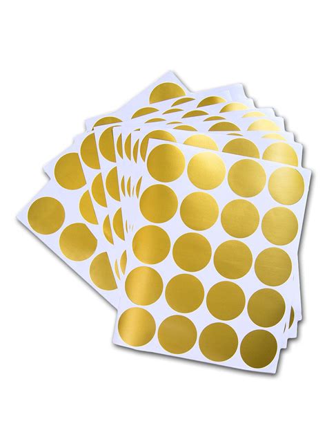 Posh Dots Metallic Gold Circle Wall Decal Stickers for Festive Baby ...