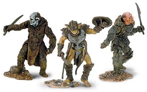 LOTR 1:24 Mordor Orcs 3-Pack - Play Along - Hobbit / Lord of the Rings ...