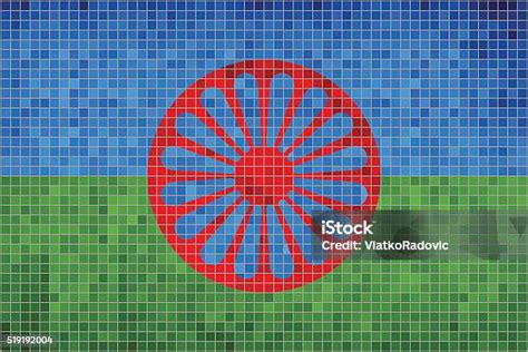 Flag Of The Romani People Stock Illustration - Download Image Now ...