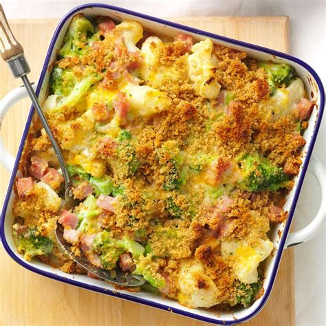 Ham & Veggie Casserole Recipe | Taste of Home