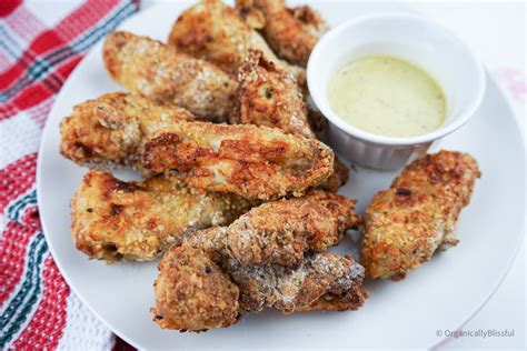 Air Fryer Breaded Chicken Wings Recipe - Organically Blissful