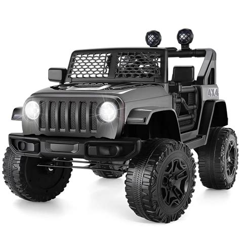 Ride-On Electric Car for Kids: Remote-Controlled Truck Toy with 12V Power Wheel - Walmart.com