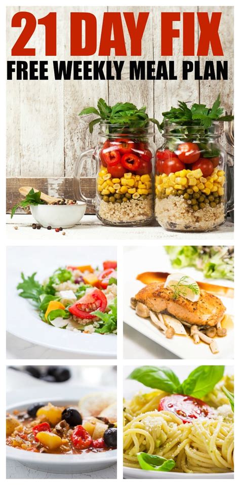 21-Day Fix Meal Plan - MomDot