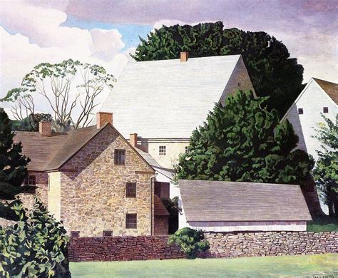 Charles Sheeler Efrata 1934 Building Painting, Art Painting, Ephrata ...