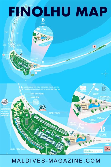 Finolhu Island Map - Best Experience: Couples, Family, Beach, Activities, Nightlife. Located in ...