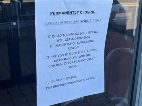 NEW: Burger King shutters Reston location | FFXnow