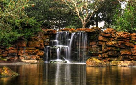 Cascading Falls Plants Waterfalls Nature Cascade Waterfall Live. Waterfalls Wallpaper