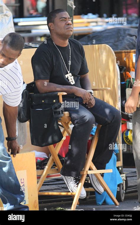 Tracy Morgan filming on location for the television show '30 Rock' New York City, USA - 27.08.10 ...