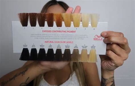 Bleached Hair Color Chart