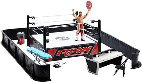 Mattel WWE Wrestling Ring Exclusive Playset PPV Ringside Battle Ring [Includes Daniel Bryan ...