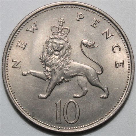 1968 | Elizabeth II 10p | Cupro-Nickel | Coins | KM Coins | Coins, Rare british coins, Cupro