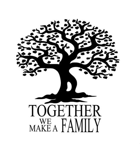 Family Tree SVGEPS Png DXFdigital download files for