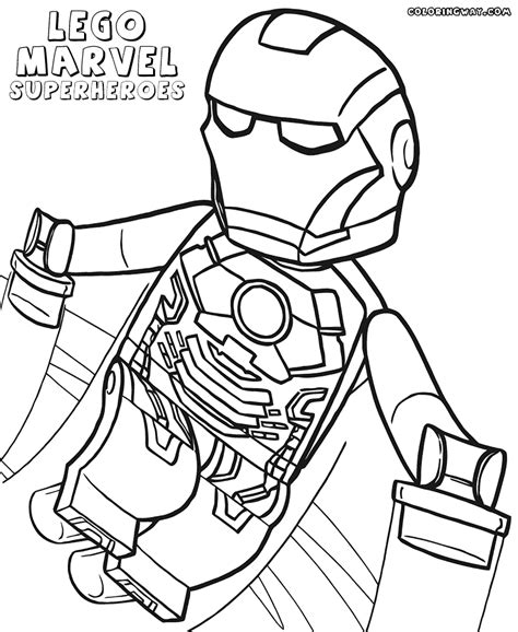 Printable Lego Superhero Coloring Pages The adventures of people ...