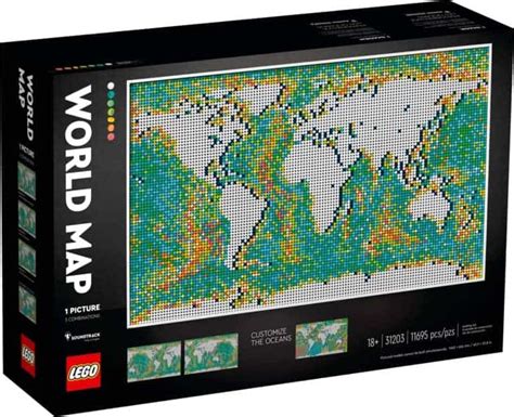 LEGO World Map 31203 – $220.99 – 12% discount