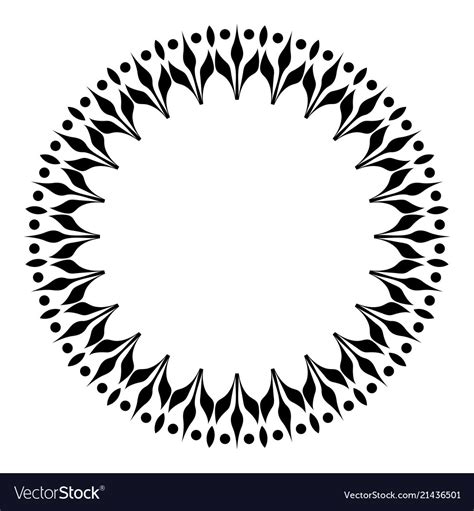 Black And White Circle Designs