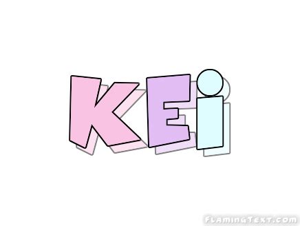 Kei Logo | Free Name Design Tool von Flaming Text