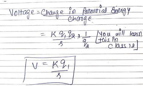 how formula of electric potential i.e. Kq/r came or derived