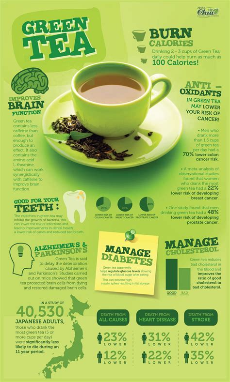 The Benefits of Green Tea [Infographic]