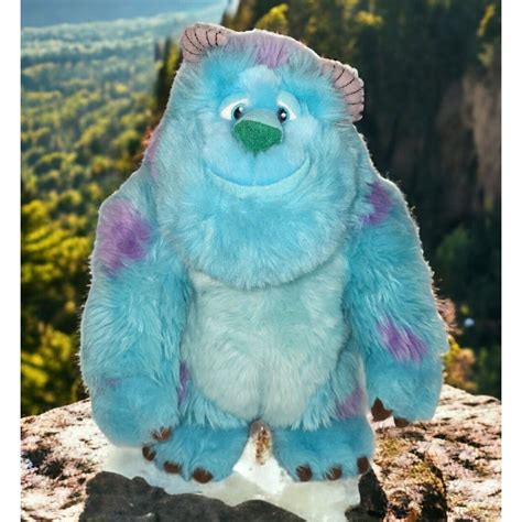 Monsters Inc Pixar Plush Sulley Disney Theme Parks Stuffed Animal 12”