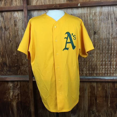 Vintage 90's Oakland A's Baseball Jersey Sz. X-Large | Etsy | Vintage ...