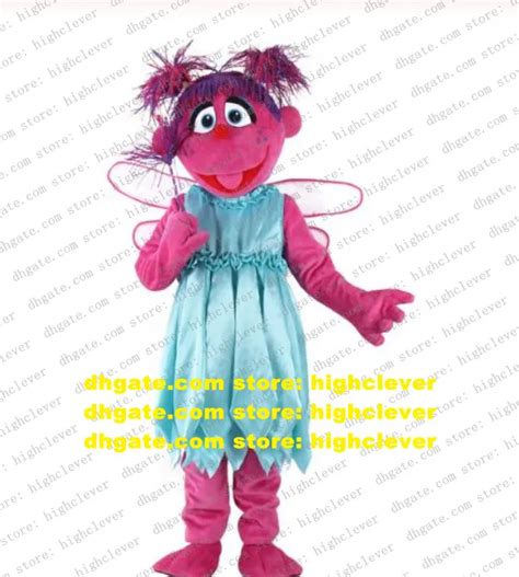 Abby Cadabby Sesame Street Abbys Elmo Mascot Costume Adult Cartoon Character Marry Nuptials ...