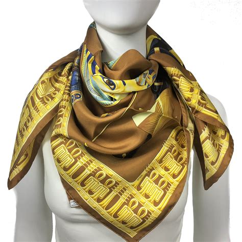 Tutankhamun HERMES Silk Scarf – The World of Hermes© Scarves