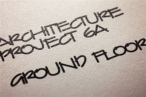 Grifter Architect Blueprint Writing | Architectural lettering, Hand lettering fonts, Lettering