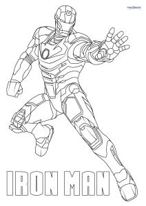 Free Printable Iron Man Coloring Pages For Kids