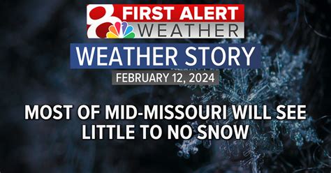 Forecast: Snow in southern Missouri, mild for mid-MO | Weather | komu.com