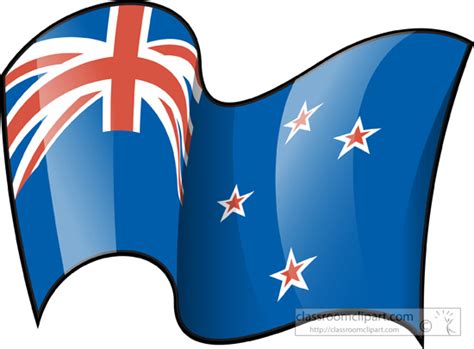 World Flags Clipart - new-zealand-waving-flag-clipart-3 - Classroom Clipart