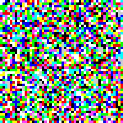 Color TV screen noise pixel glitch seamless pattern texture background vector illustration ...