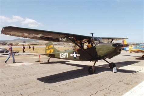 Cessna L-19A Bird Dog, Single-engine two-seat high-wing light monoplane, U.S.A.