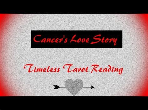 Cancer **Love Story** Tarot Reading - YouTube