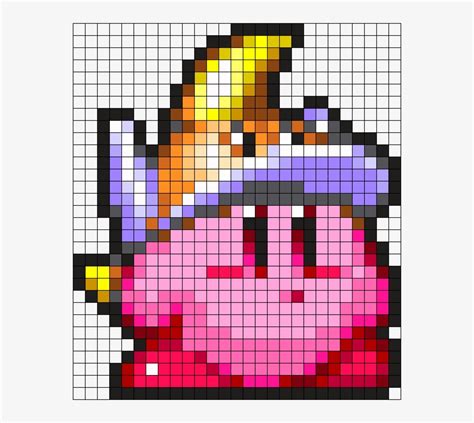 Cutter Kirby - Snes Kirby Pixel Art - 568x652 PNG Download - PNGkit