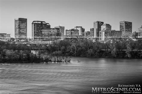 Richmond Skyline Black and white - MetroScenes.com - Richmond, Virginia ...