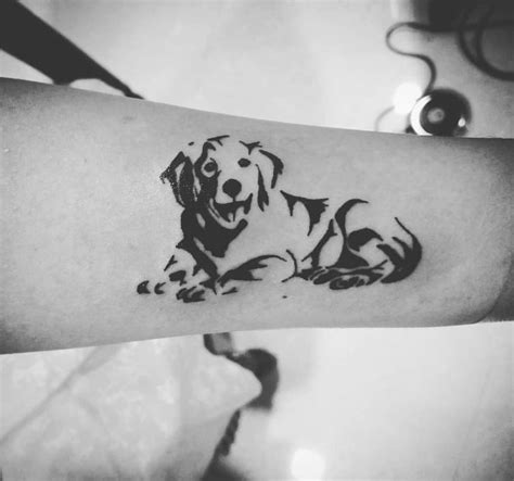 Golden retriever tattoo | Best tattoo designs, Tattoo designs, Tattoos