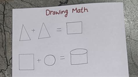 Drawing math | understanding drawing shapes #maths #shapes # ...