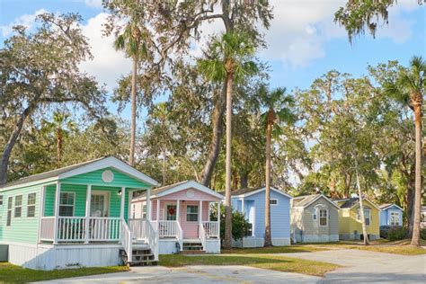 Colorful Cottages at Tropical Palms RV Resort | Petite Retreater