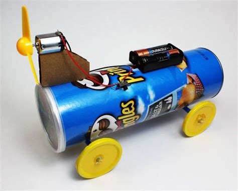 electric battery powered propeller car materials | Kids science fair ...