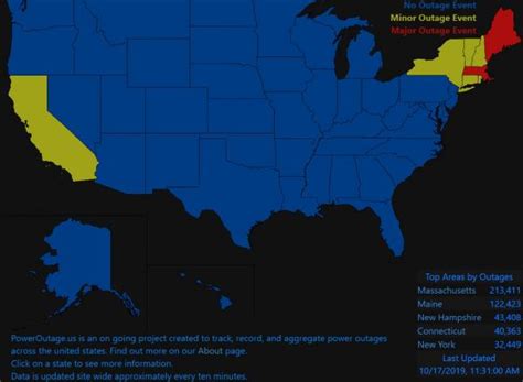 Rhode Island Power Outage Map - Table Rock Lake Map