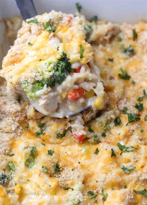 Chicken Broccoli Rice Casserole - The Shortcut Kitchen