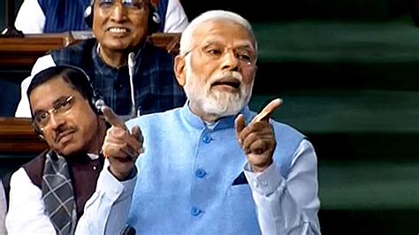 'Modi, Modi' vs 'Adani, Adani' in Parliament during PM's Lok Sabha ...