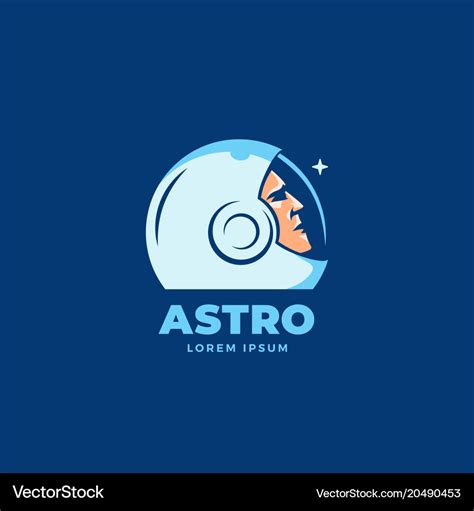 Astro abstract sign emblem icon or logo Royalty Free Vector