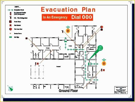 Evacuation Diagram Template Free Of Emergency Plan software Make Free ...