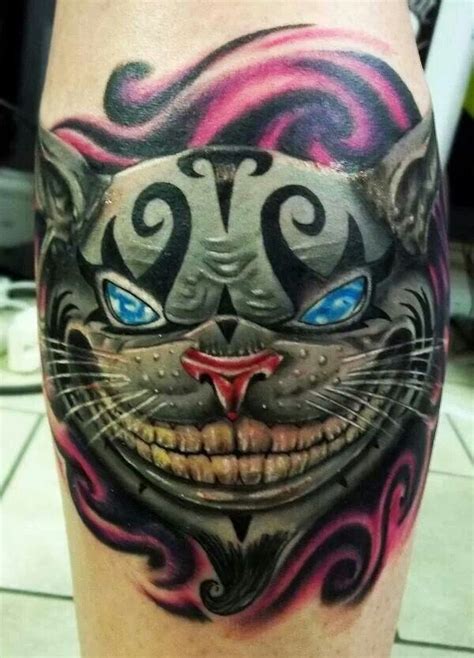 Evil Cheshire Cat tattoo | We're all mad here=^.^= | Pinterest | Cheshire cat tattoo, Tattoo and ...