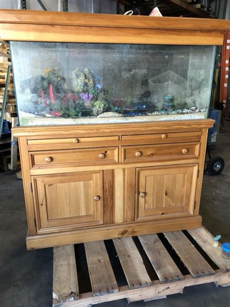 55 Gallon Fish tank with stand for Sale in Clermont, FL - OfferUp